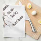 Je bent aangenaam theedoek (Quarter Fold)