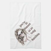 Je bent aangenaam theedoek (Verticaal)