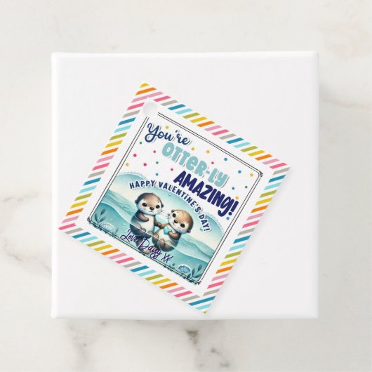 "Je bent absoluut geweldig" Valentijn Gift Label (In situ)