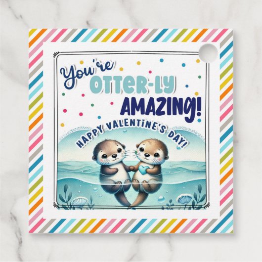 "Je bent absoluut geweldig" Valentijn Gift Label (Achterkant)