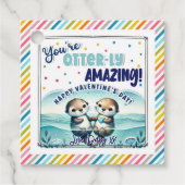 "Je bent absoluut geweldig" Valentijn Gift Label (Voorkant)