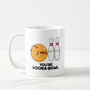 Je bent Adora-Bowl Funny Bowling Pun Koffiemok