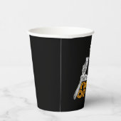 "Je bent al dood." Papieren Bekers (Rechts)