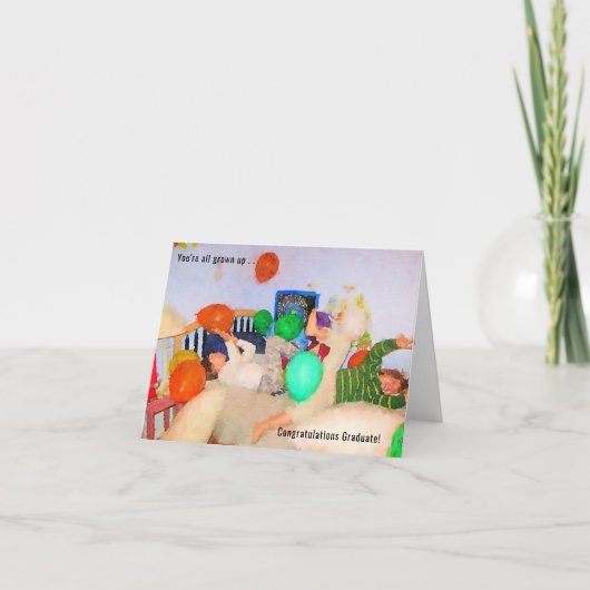 Je bent allemaal opgegroeid met een Afstuderen Kaa Kaart (Voorkant)