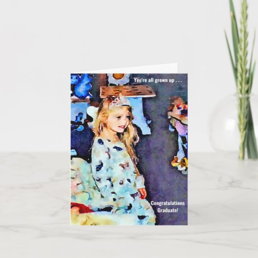 Je bent allemaal volwassen Afstuderen Kaart (Voorkant)