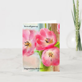 Je bent allemaal volwassen Afstuderen Kaart