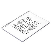 Je bent alles behalve gewoon notitieboek (Linkerzijde)