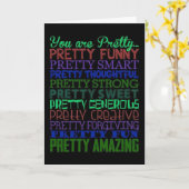 JE BENT "ALLES MOOI** IN HET LEVEN VERJAARDAG KAART (Gele Bloem)