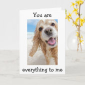 JE BENT "ALLES" VOOR "MIJ" ONS JUBILEUM KAART (Gele Bloem)