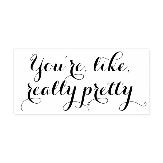 Je bent als echt  grappig citaat scrapbooking rubberstempel (Afrduk)