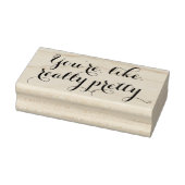Je bent als echt  grappig citaat scrapbooking rubberstempel (Stempel)