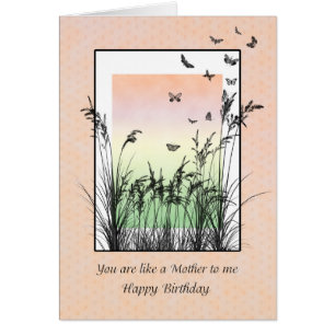 Je bent als een moeder voor me, verjaardagskaart