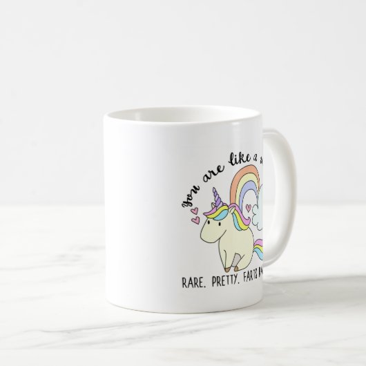 Je bent als een Unicorn Koffiemok (Voorkant rechts)