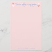 Je bent altijd al in onze gebedenbank briefpapier (Voorkant)