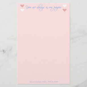 Je bent altijd al in onze gebedenbank briefpapier