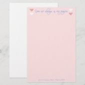 Je bent altijd al in onze gebedenbank briefpapier (Voorkant / Achterkant)