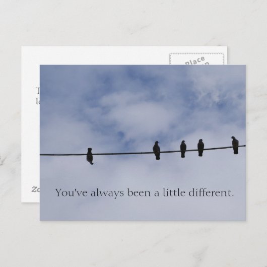 Je bent altijd een ander Briefkaart geweest (Voorkant / Achterkant)