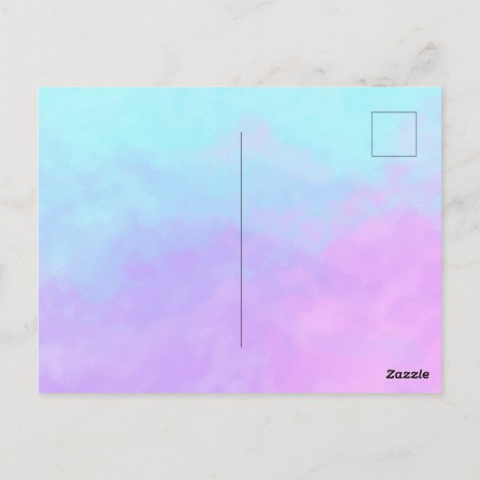 Je bent altijd in mijn gedachten en in mijn hart g briefkaart (Achterkant)