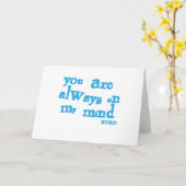 Je bent altijd in mijn gedachten kaart (Gele Bloem)