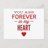 Je bent altijd in mijn hart briefkaart (Voorkant)