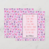 Je bent altijd mijn Valentijn Bedankkaart (Voorkant / Achterkant)