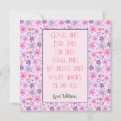 Je bent altijd mijn Valentijn Bedankkaart (Voorkant)