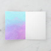 Je bent altijd op mijn geest en in mijn hart Wensk Kaart (Binnen)