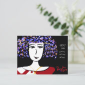 JE BENT ALTIJD OP MIJN MIJN MIJN MIJN BRIEFKAART - (Staand voorkant)