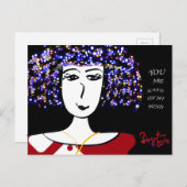 JE BENT ALTIJD OP MIJN MIJN MIJN MIJN BRIEFKAART - (Voorkant / Achterkant)