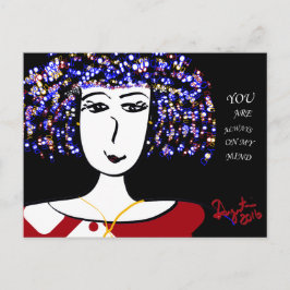 JE BENT ALTIJD OP MIJN MIJN MIJN MIJN BRIEFKAART -