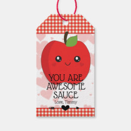 Je bent Awesome Sauce Valentijnsdag Cadeaulabel