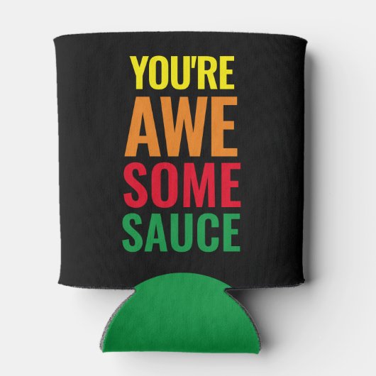 Je bent Awesomesaus! Wereld Compliment Day Blikjeskoeler (Achterkant)