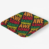 Je bent Awesomesaus! Wereld Compliment Day Papieren Bordje (Gebogen)