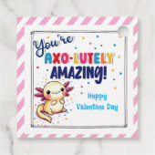 Je bent Axo-lutly Amazing" Valentijn Gift Label (Achterkant)