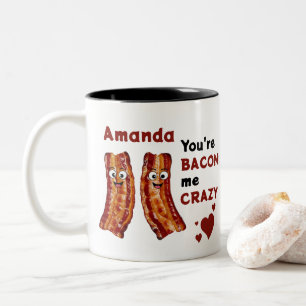 Je bent Bacon Me Crazy Love Valentijns's Mok