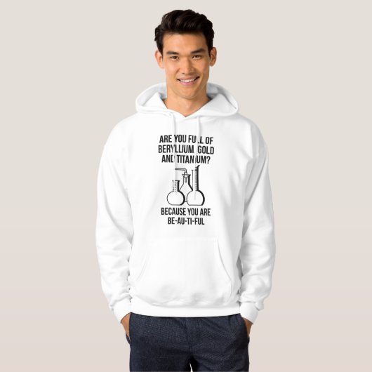 Je bent BE-Au-Ti-Ful Hoodie (Voorkant volledig)