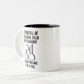 Je bent BE-Au-Ti-Ful Tweekleurige Koffiemok (Voorkant links)