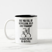 Je bent BE-Au-Ti-Ful Tweekleurige Koffiemok (Links)