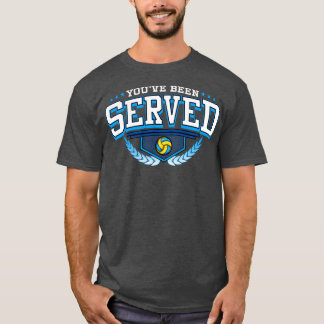 Je bent bediend met Coach Tou van volleybalspeler T-shirt