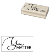 Je Bent Belangrijk 1 Rubberstempel (Gestempeld)