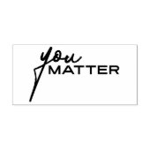 Je Bent Belangrijk 4 Rubberstempel (Afrduk)