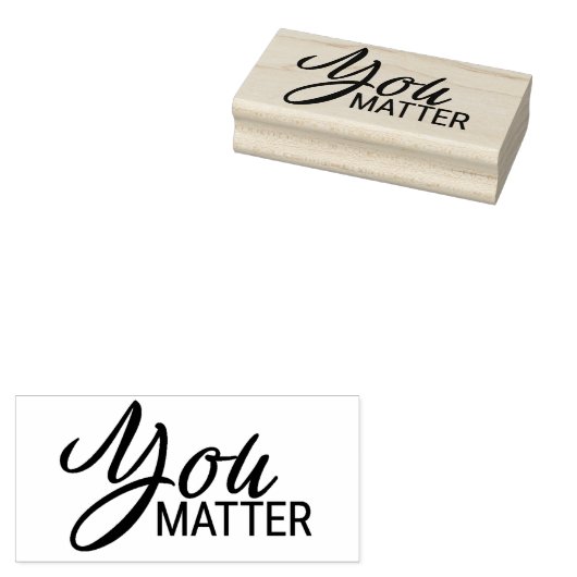 Je Bent Belangrijk 8 Rubberstempel (Gestempeld)