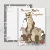 Je bent belangrijk briefkaart (Voorkant / Achterkant)