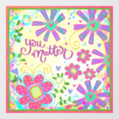 Je Bent Belangrijk “Inspirivity” Raamsticker (Vel)