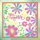 Je Bent Belangrijk “Inspirivity” Raamsticker (Vel 3)