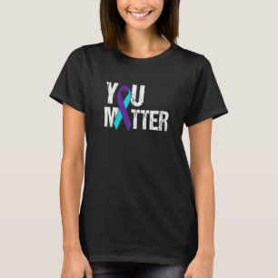Je Bent Belangrijk Preventie Van Zelfmoord Lichtbl T-shirt