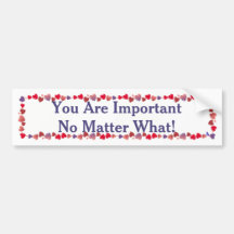 Je bent belangrijk.../Sticker/Magnet