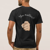 "Je bent belangrijk" T-shirt (Achterkant)