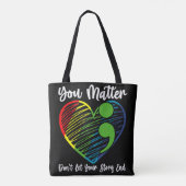 Je Bent Belangrijk Tote Bag (Achterkant)