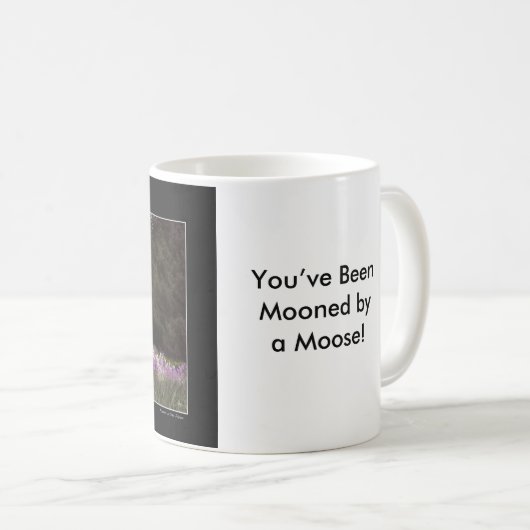 Je bent bemand door een Moose! Mok (Voorkant rechts)